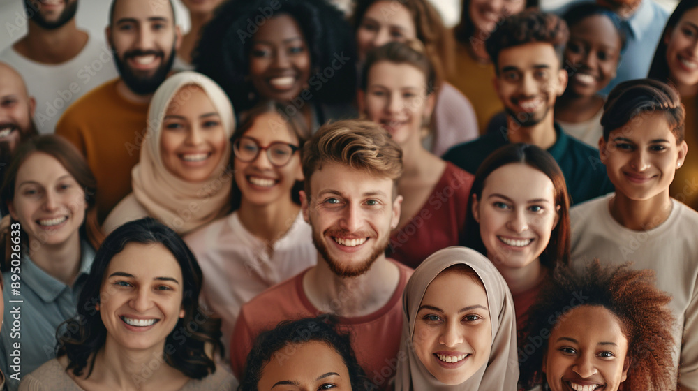 Group of multiethnic people. Group of multiethnic people.