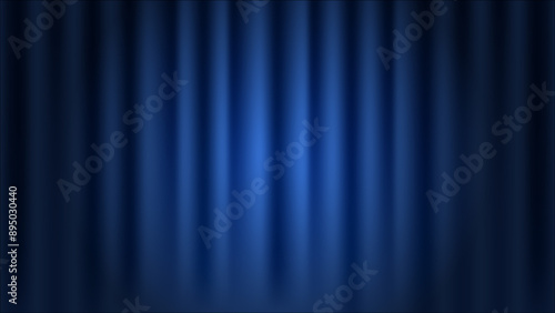 abstract blue curtains