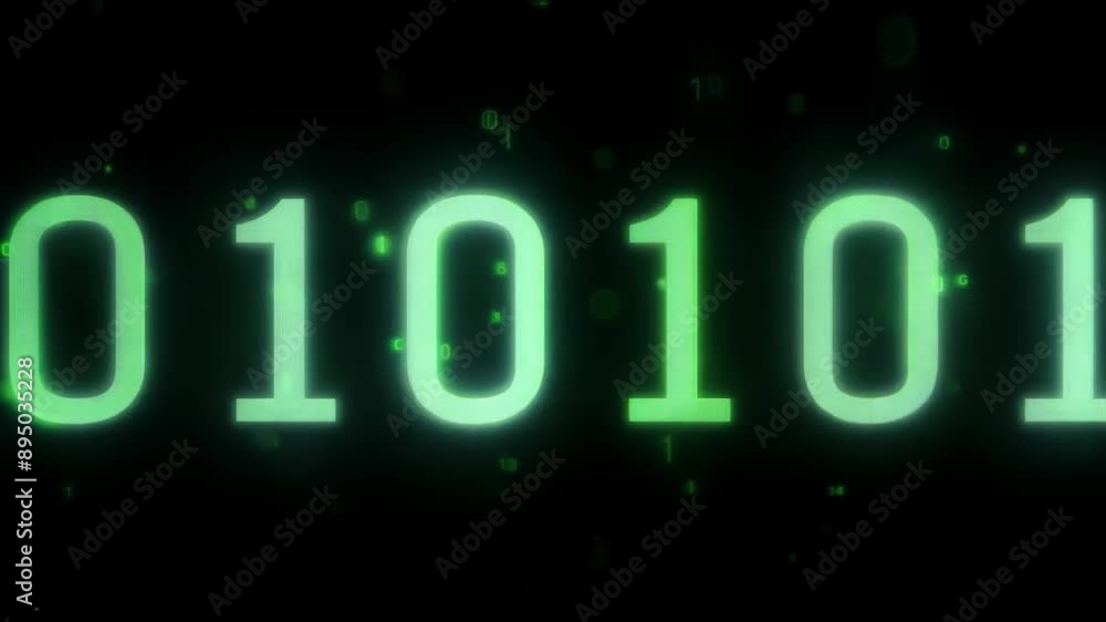 A digital display shows the number 0101 in green on a black background. A digital display shows the number 0101 in green on a black background.