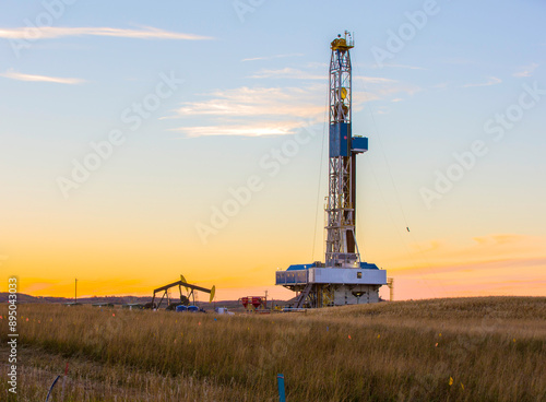 Drilling for oil in North Dakota