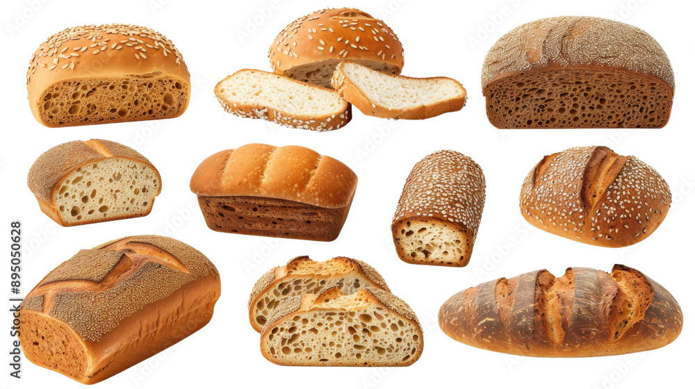 Artisan Bread Collection: A symphony of textures and flavors, these freshly baked breads showcase the artistry of the baker. From rustic sourdough to fluffy white loaves, this collection is a feast fo Artisan Bread Collection: A symphony of textures and flavors, these freshly baked breads showcase the artistry of the baker. From rustic sourdough to fluffy white loaves, this collection is a feast fo