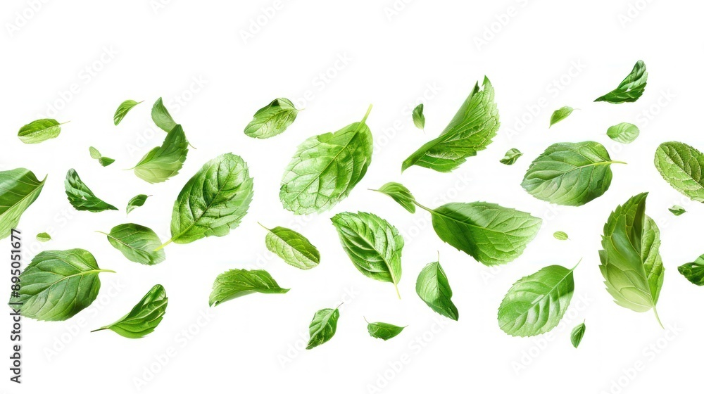 Falling Mint Leaves Falling Mint Leaves