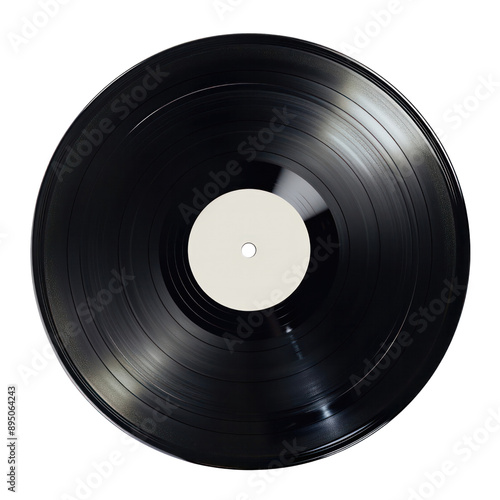 vinyl record retro music cut out background