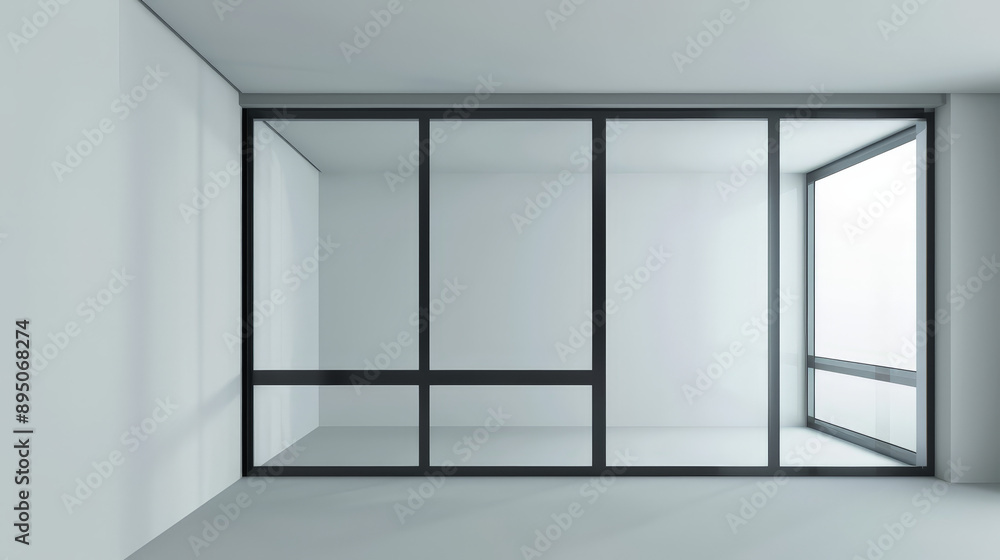 Fototapeta premium modern and minimal house window for interior decoration