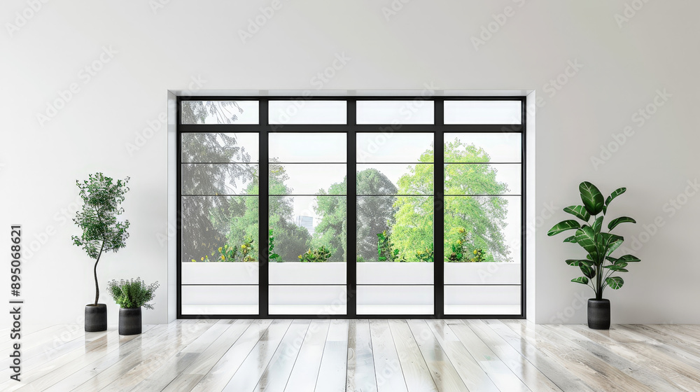 Fototapeta premium modern and minimal house window for interior decoration