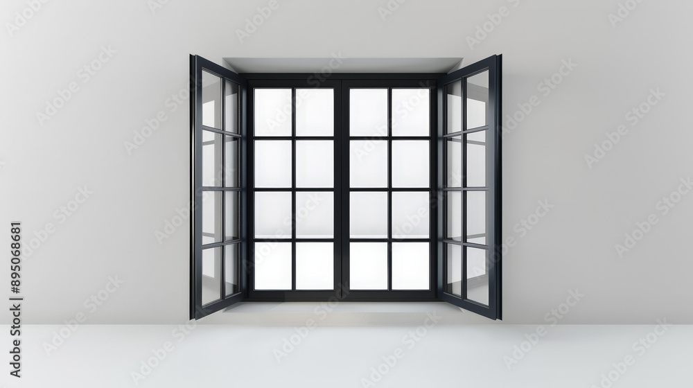 Obraz premium modern and minimal house window for interior decoration