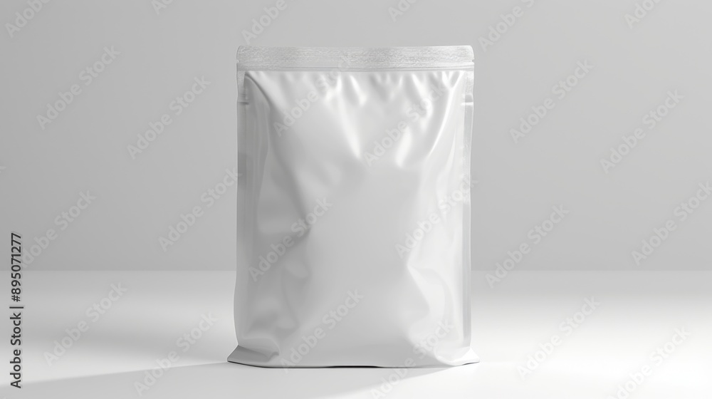 Zip bag mock up bakcground illustrration generated by ai Zip bag mock up bakcground illustrration generated by ai