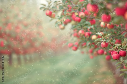 Apple Orchard in Autumn