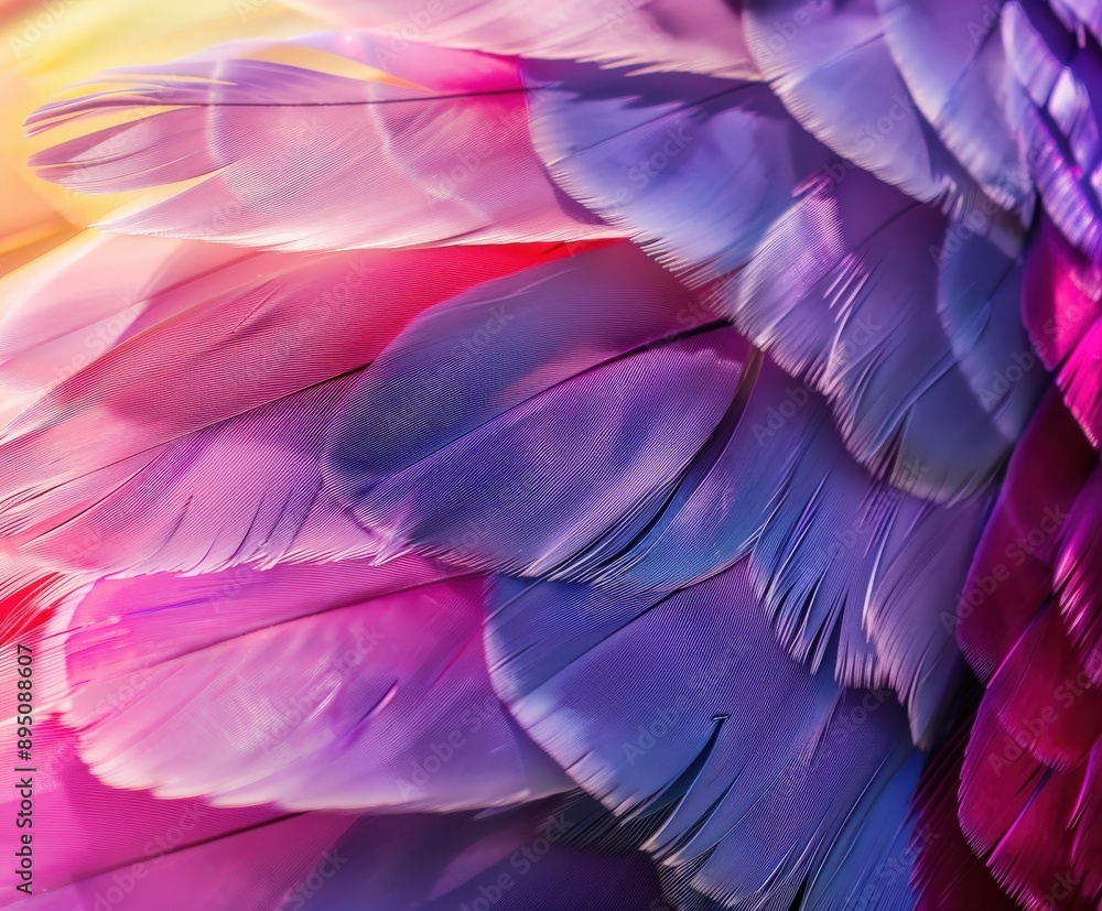 Colorful Feather Texture Colorful Feather Texture