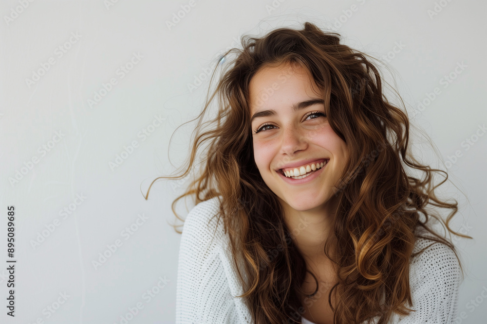 happy woman smiling; portrait of a woman happy woman smiling; portrait of a woman