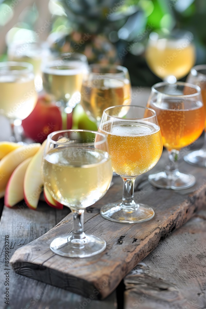 Tasting Different Varieties of Apple Cider Tasting Different Varieties of Apple Cider