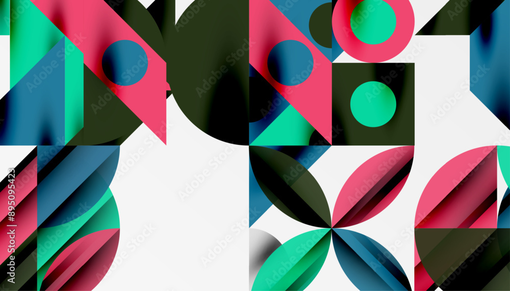 Neo memphis geometric pattern with circles, squares and lines. Pop art abstract background for covers, banners, flyers and posters and other templates Neo memphis geometric pattern with circles, squares and lines. Pop art abstract background for covers, banners, flyers and posters and other templates