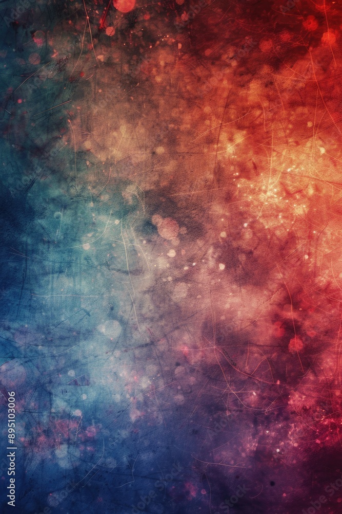 Fototapeta premium Melancholy Abstract. Artistic Abstraction in Beautiful Cinematic Colors