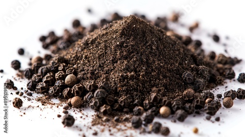 Wallpaper Mural pepper on white background Torontodigital.ca