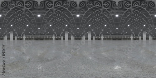 Foto Exhibition hall HDRI