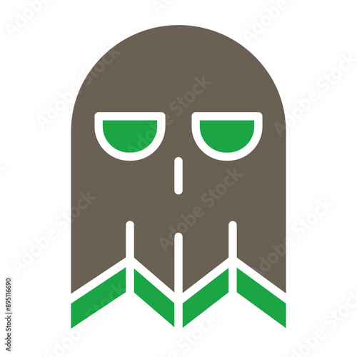 Executioner Glyph Two Color Icon