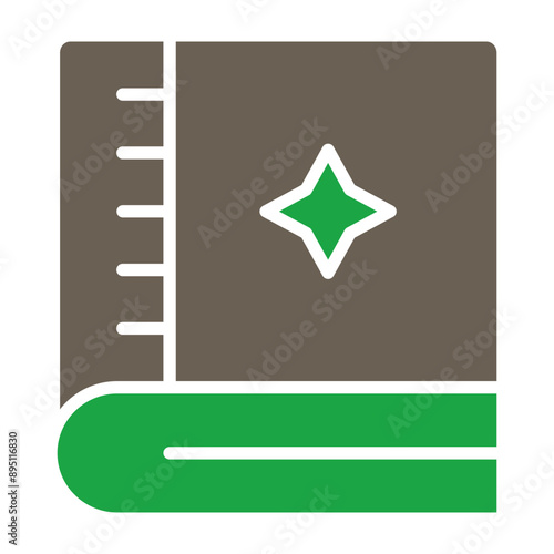 Spellbook Glyph Two Color Icon