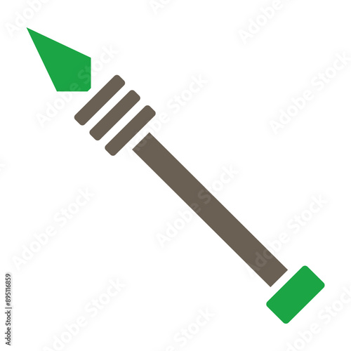 Lance Glyph Two Color Icon