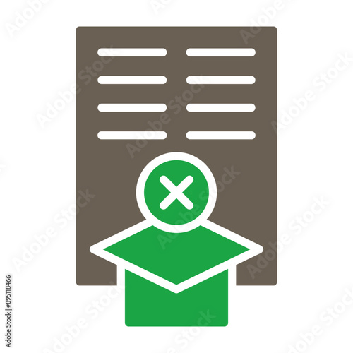 Expulsion Glyph Two Color Icon