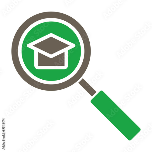 Researcher Glyph Two Color Icon