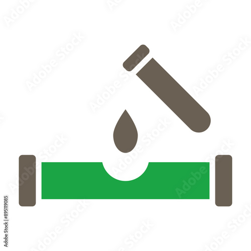 Corrosive Glyph Two Color Icon