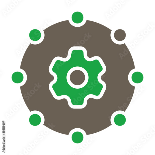 Engagement Vector Glyph Two Color Icon