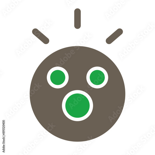 Awe Vector Glyph Two Color Icon
