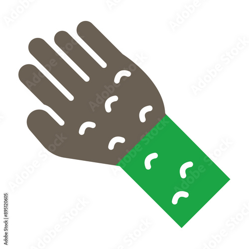 Skin Rash Vector Glyph Two Color Icon