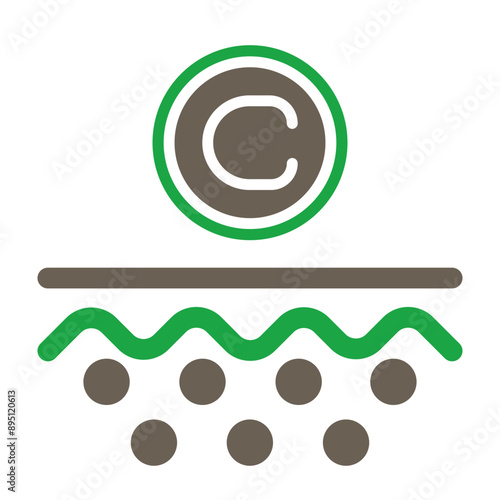 Vitamin Vector Glyph Two Color Icon