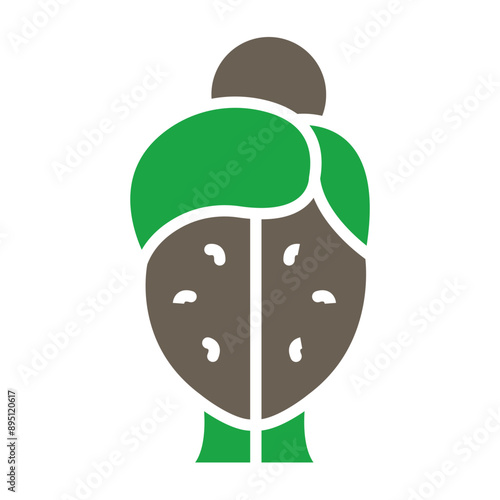 Wrinkles Vector Glyph Two Color Icon