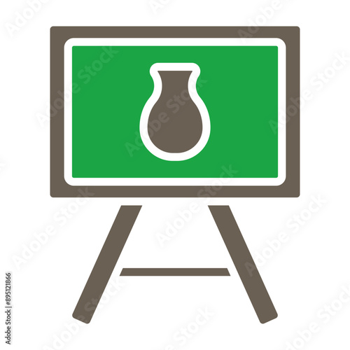 Still Life Vector Glyph Two Color Icon