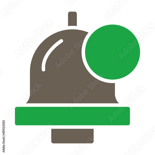 Notification Bell Glyph Two Color Icon