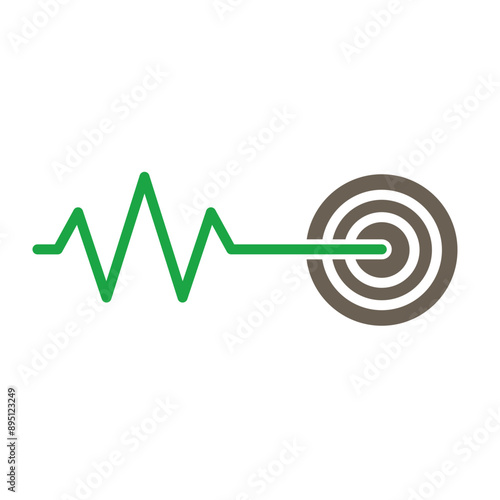 Magnitude Glyph Two Color Icon