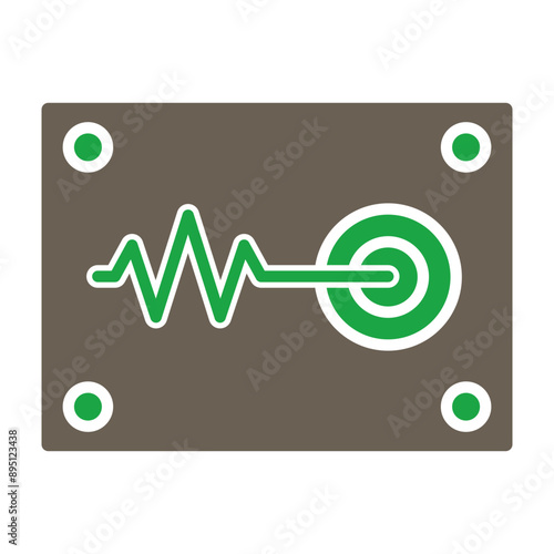 Epicentre Glyph Two Color Icon