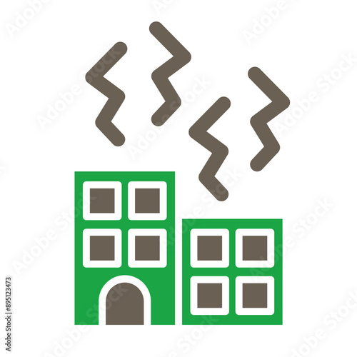 Ruin Glyph Two Color Icon