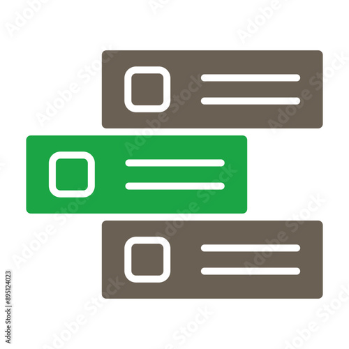 Backlog Glyph Two Color Icon