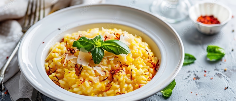A white bowl brimming with corn, topped with a verdant green garnish A white bowl brimming with corn, topped with a verdant green garnish
