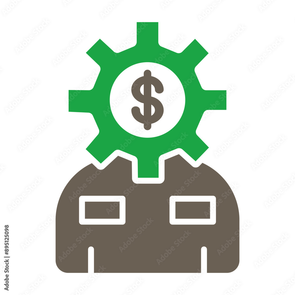 Manager Glyph Two Color Icon Manager Glyph Two Color Icon