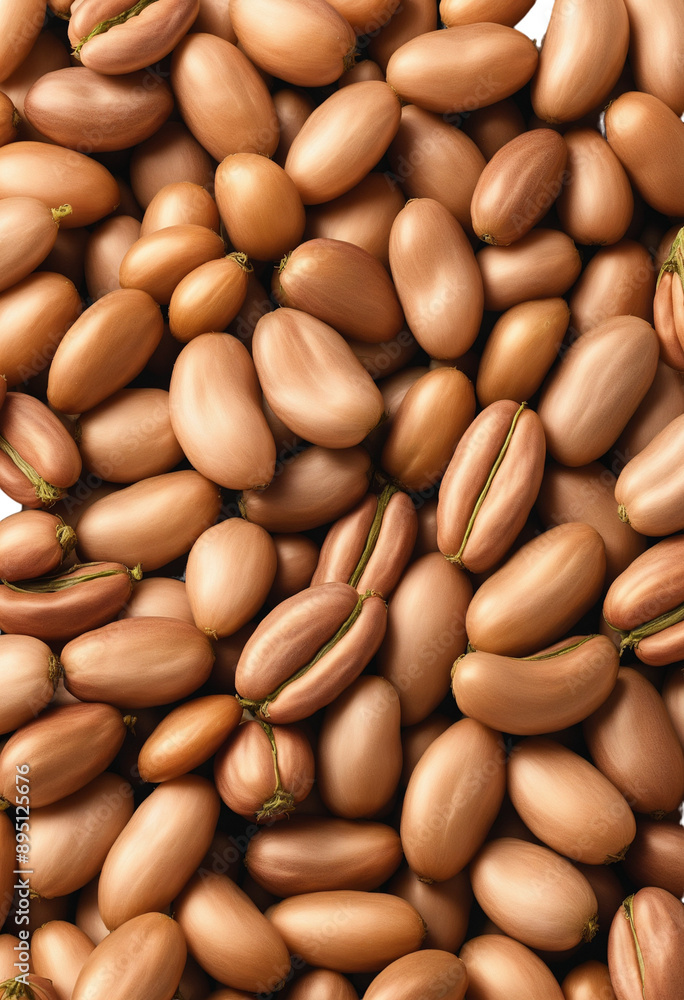 delicious Pinto beans isolated on white background delicious Pinto beans isolated on white background