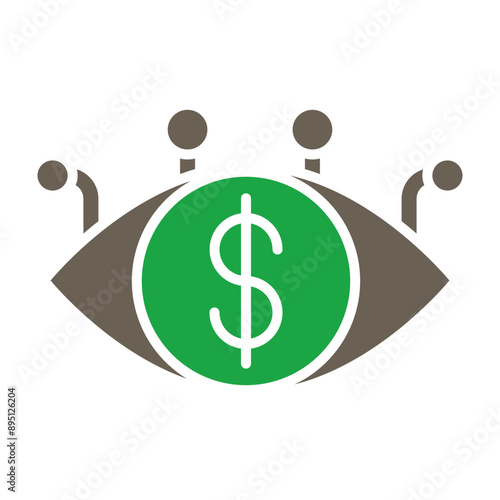 Visionary Glyph Two Color Icon