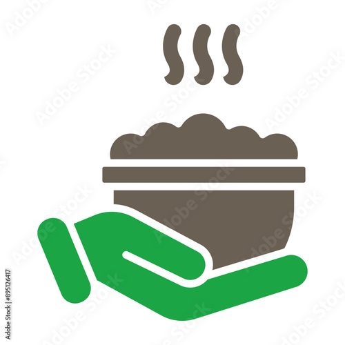 Food Glyph Two Color Icon