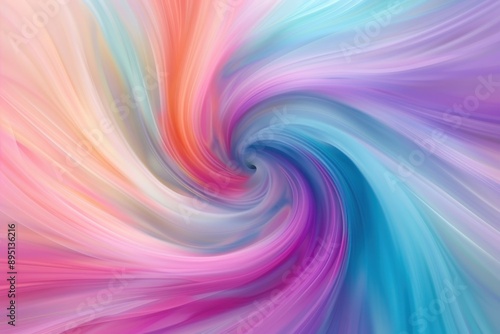 Wallpaper Mural abstract smooth colorful twirly background Torontodigital.ca