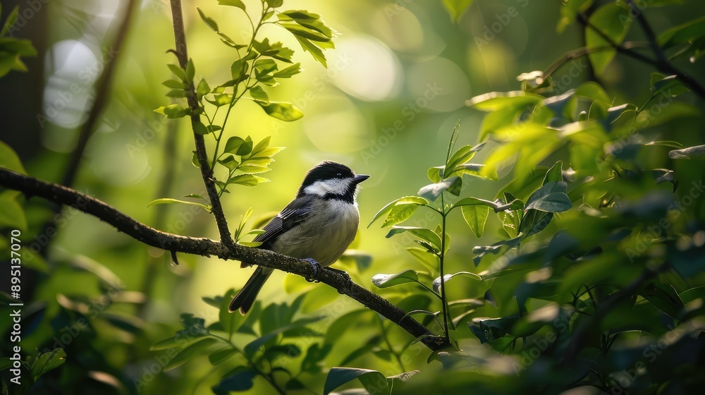 Fototapeta premium spotted woodpecker