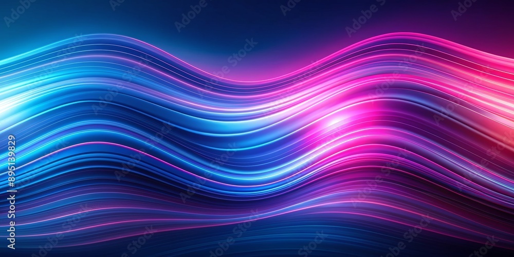 Abstract Neon Waves in Blue and Pink, abstract , neon , wave , background Abstract Neon Waves in Blue and Pink, abstract , neon , wave , background