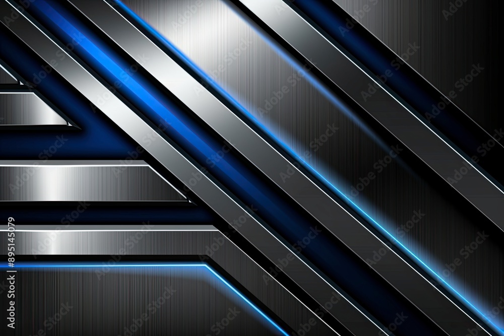 Futuristic High - Tech Lined Background with Metallic Shine High Futuristic High - Tech Lined Background with Metallic Shine High