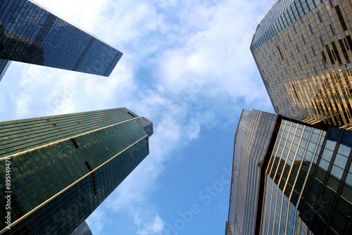 Photography Buildings of the Moscow district Moscow City