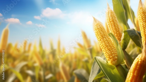 Close-up of corn in the field