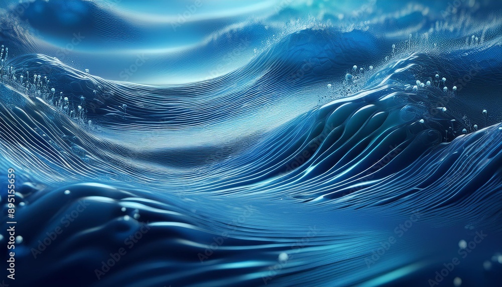 Wave sound of water molecules Wave sound of water molecules