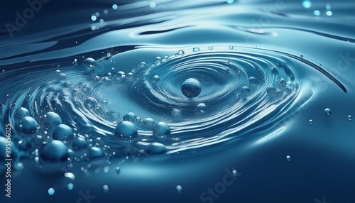 Wave sound of water molecules