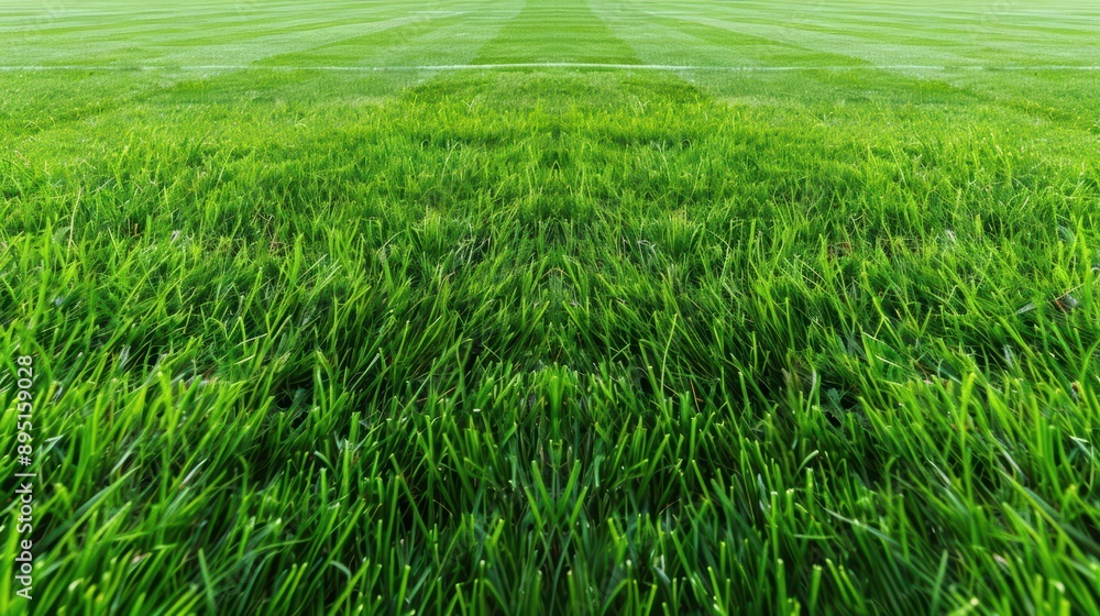 A wellmaintained green field ready for an upcoming match, banner, with copy space A wellmaintained green field ready for an upcoming match, banner, with copy space